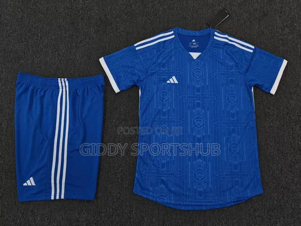 Play the Adidas Way Adidas Soccer Uniform Blue