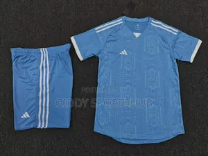 Play the Adidas Way Adidas Soccer Uniform Blue