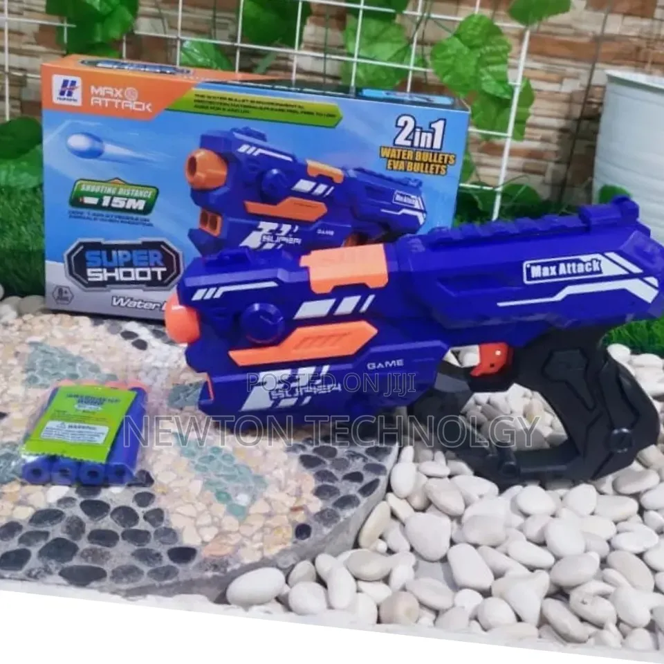 2 in 1 Blue Soft Shooting Gun
