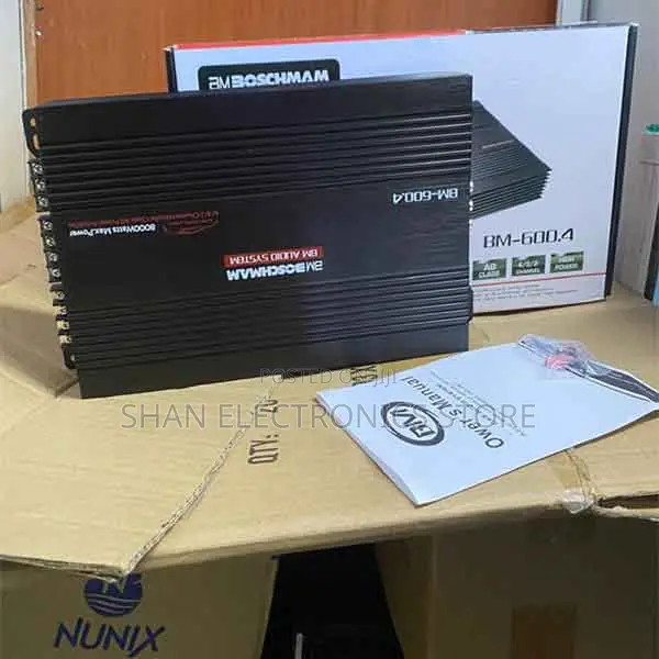 Sound Quality Bm600 4-Channel Amp– High-Powered Audio Performance