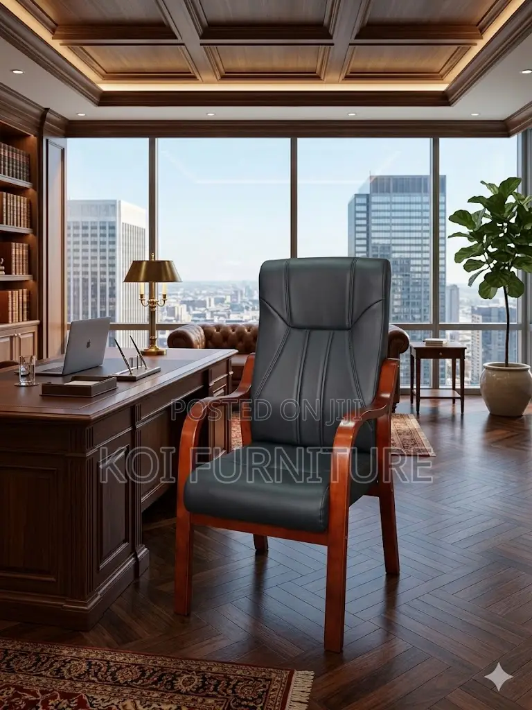 Office Chairs; Leather Home Office Wooden Chairs