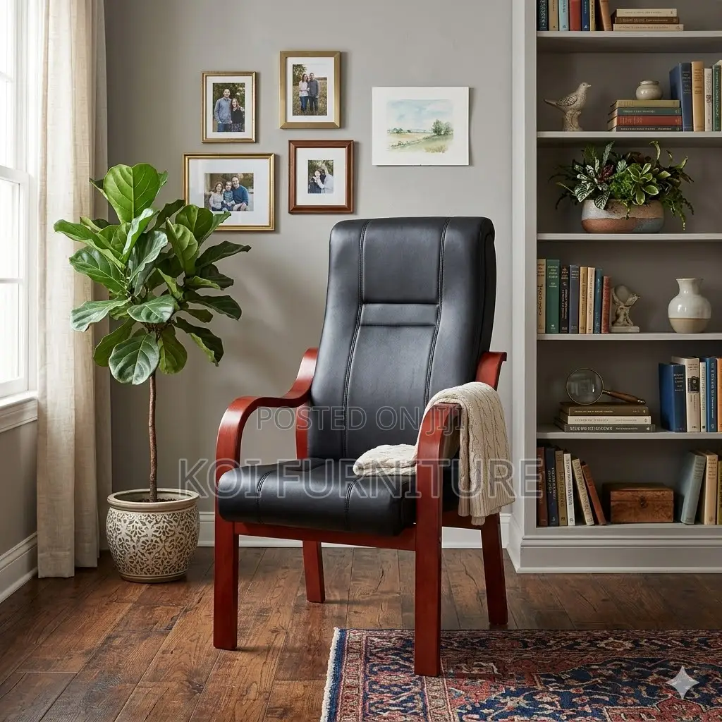 Office Chairs; Leather Home Office Wooden Chairs