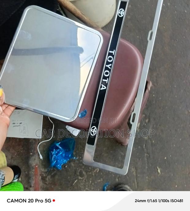 Stainless Steel Finish Plate Number Plate Holder