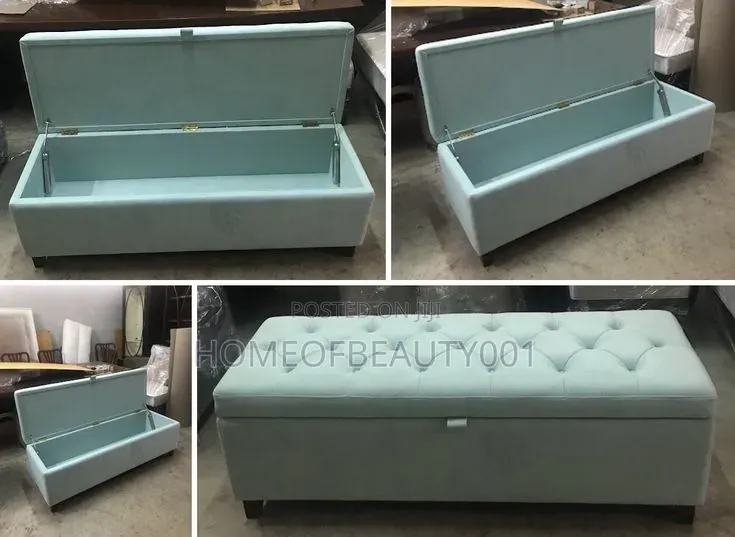 Ottoman With a Storage Unit.