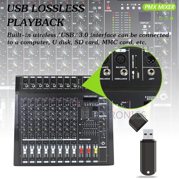 Audio Mixer PMX-808d 8-Channel Powered Mixer - thumbnail 3