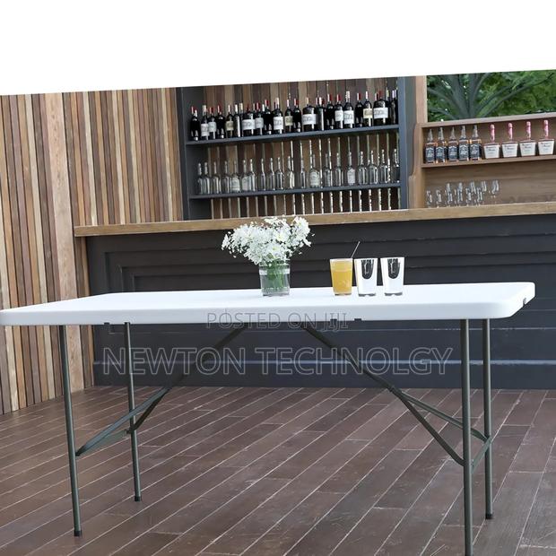 *Adjustable Foldable Table - 120*61*74 CMS