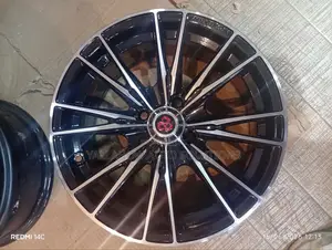 15" Multi-Spoke 4-Hole Alloy Rim | Black Machined
