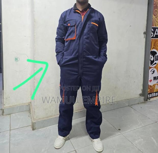 Polycotton Cargo Overalls - thumbnail 2