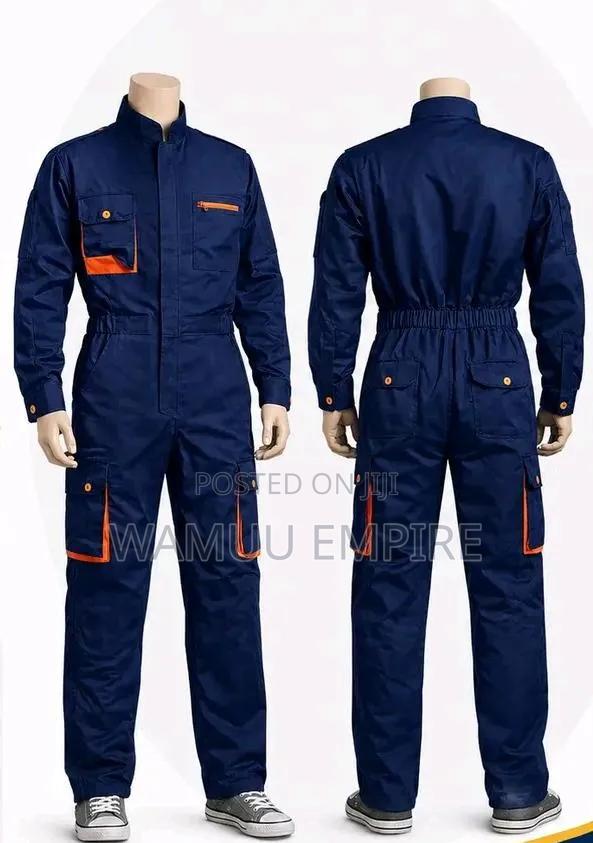 Polycotton Cargo Overalls - thumbnail 3