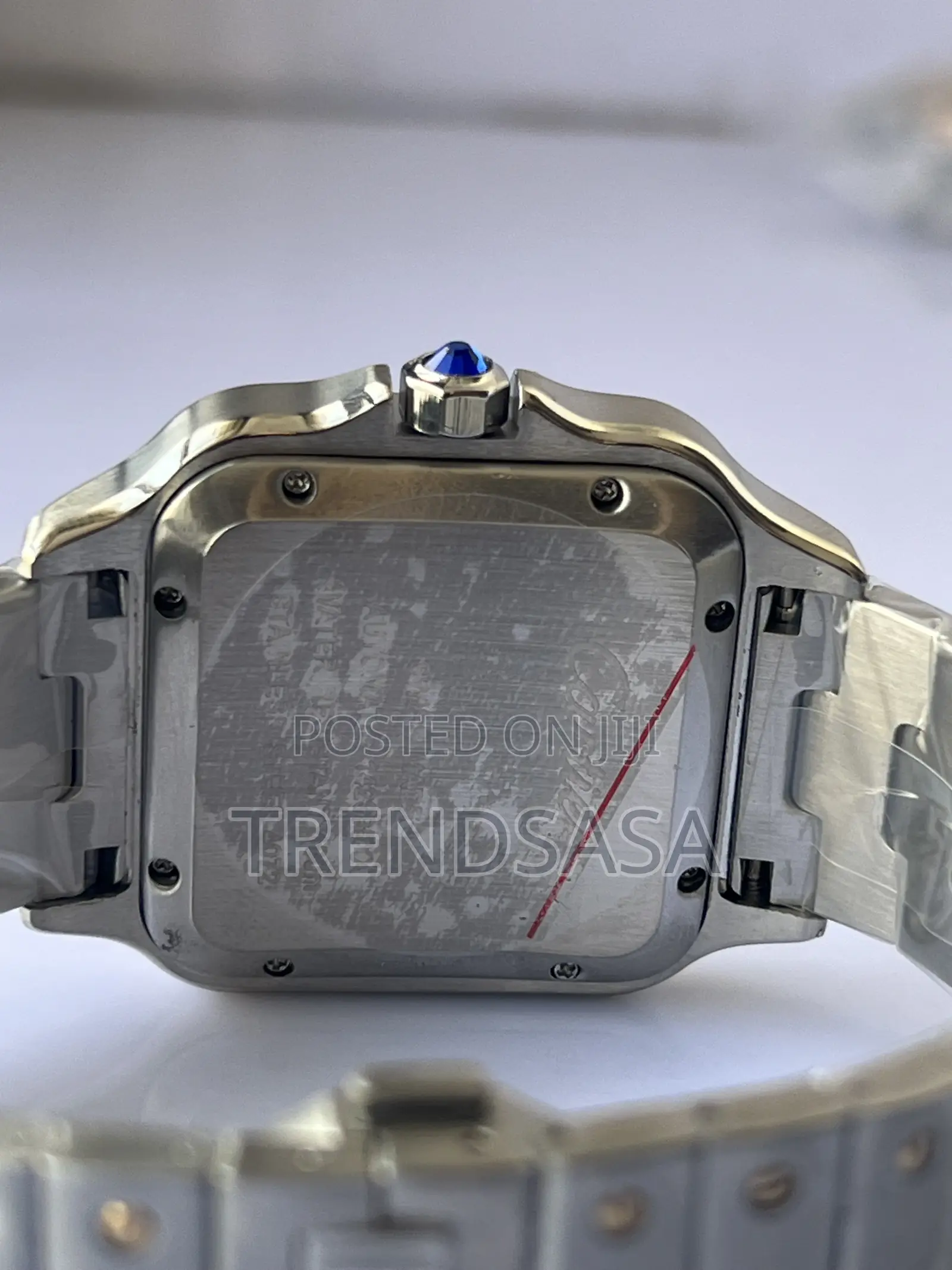 Cartier Santos De Cartier Two Tone Square Case Exposed Screws