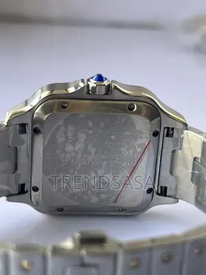 Cartier Santos De Cartier Two Tone Square Case Exposed Screws