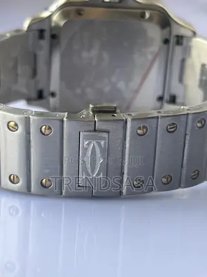 Cartier Santos De Cartier Two Tone Square Case Exposed Screws