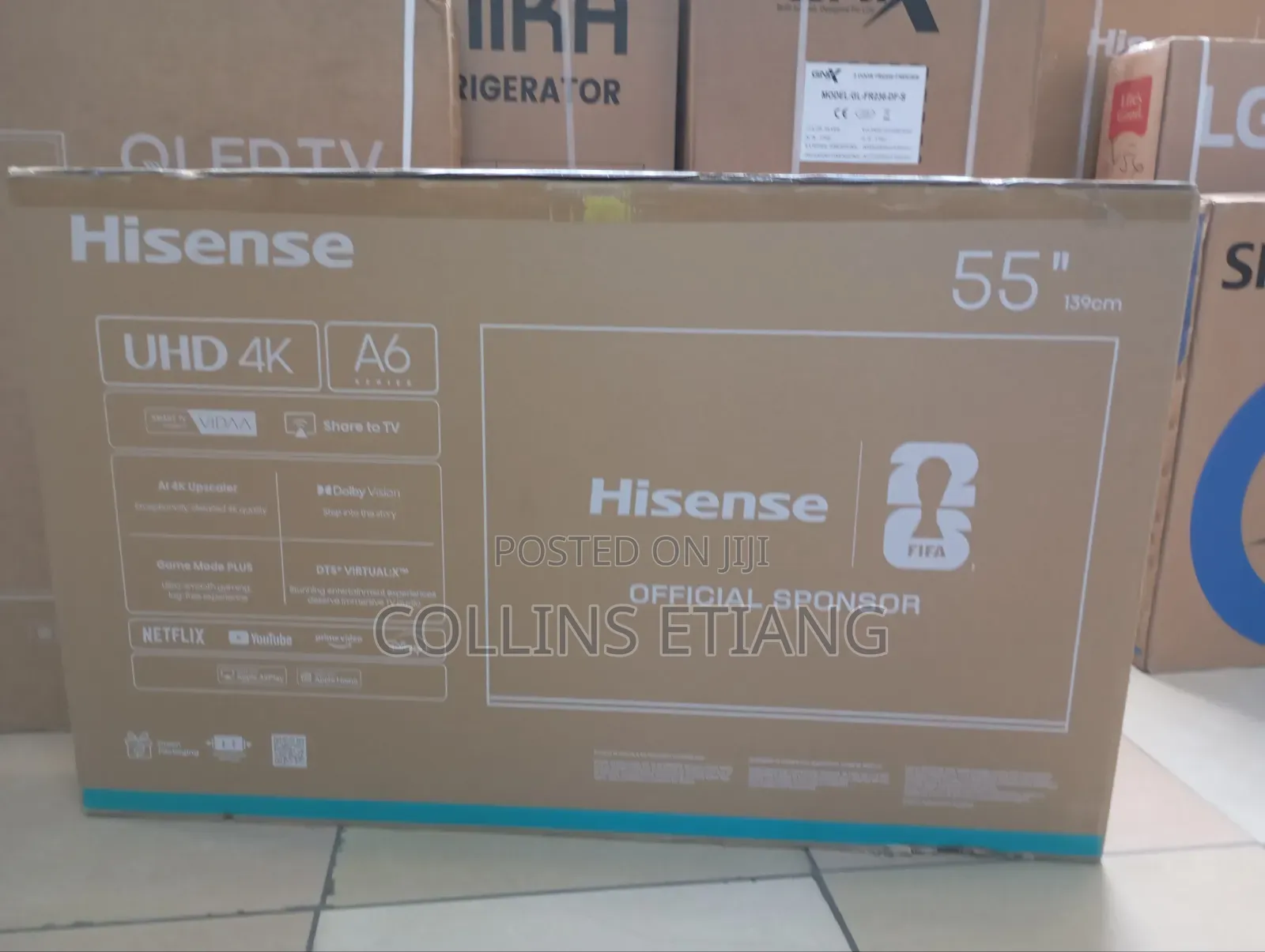 Hisense 55” 55a6 Inches Smart Uhd