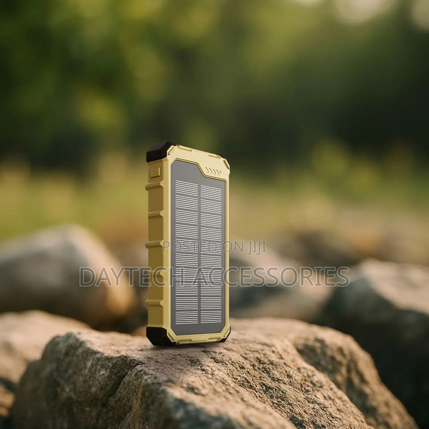 Powerology 10,000mah Solara Solar Power Bank With Tripod Flashlight