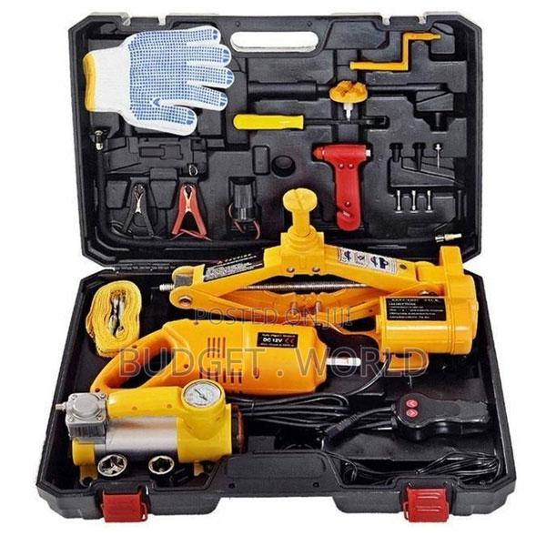 Electric Car Jack, 3 Ton 12v All-in-One Electric Scissor Jack