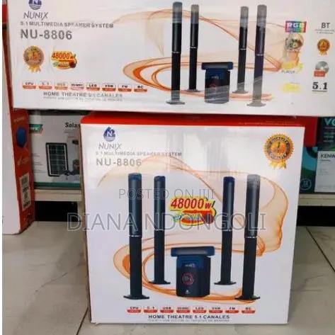 Nunix 5.1ch Deluxe Home Theater System Super Music System-Nu -8806