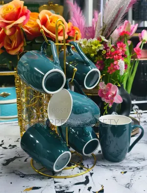 *6pcs Ceramic Mugs
