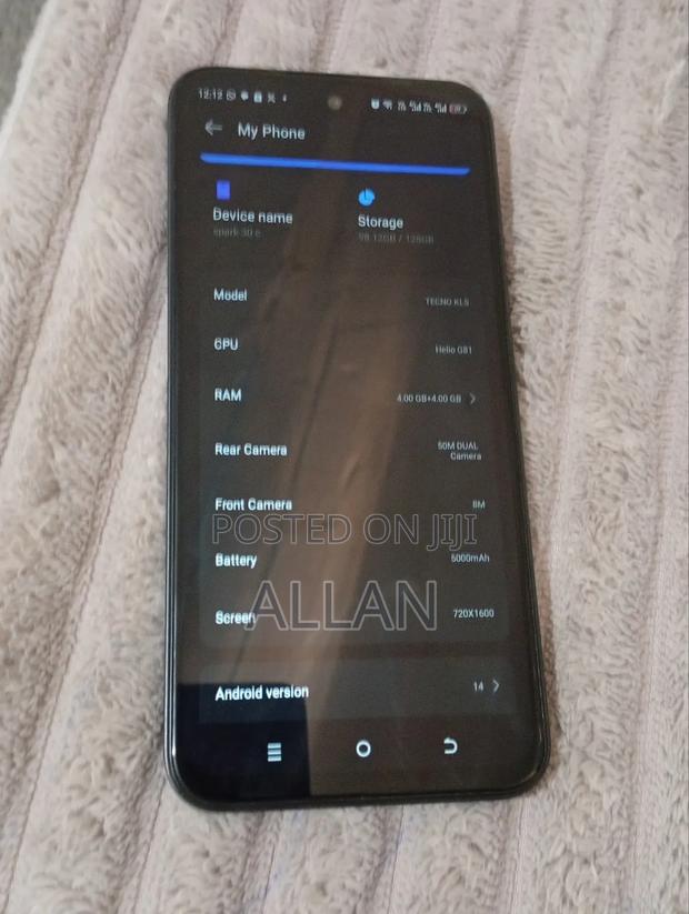 Tecno Spark 30C 128 GB Black - thumbnail 6