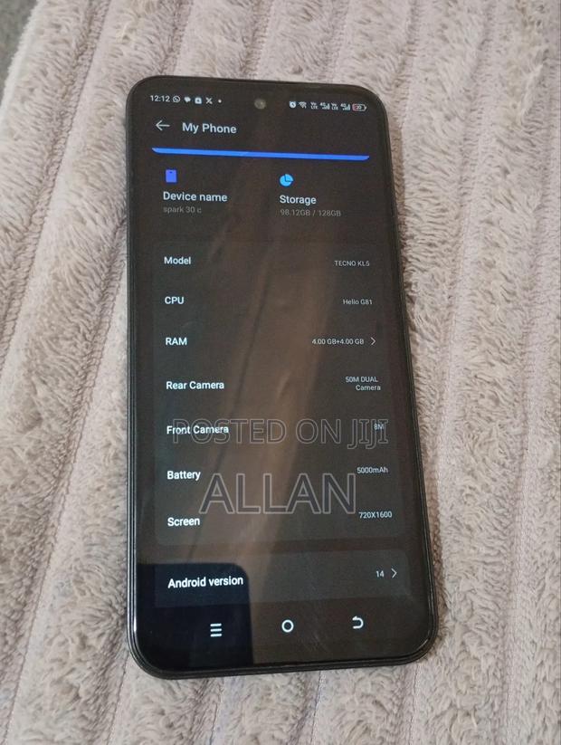 Tecno Spark 30C 128 GB Black - thumbnail 7