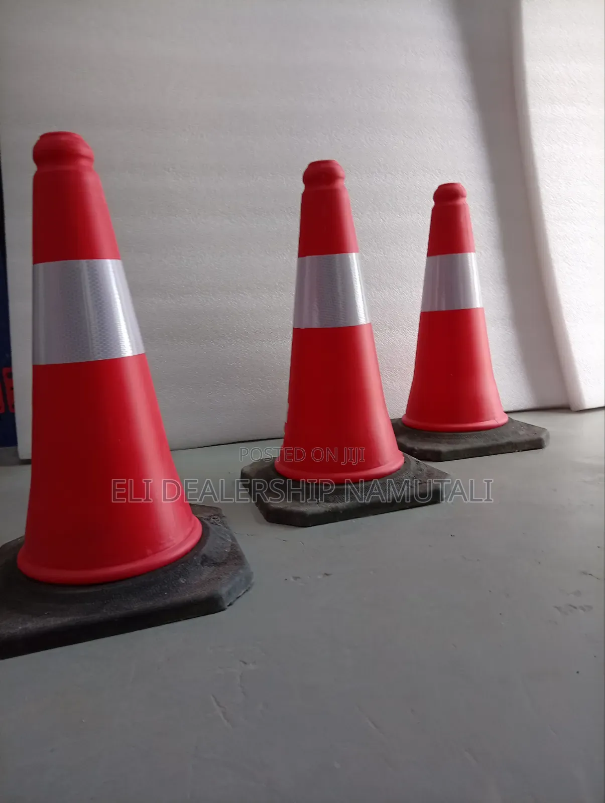Heavy Duty Orange Traffic Cone With Reflective Collar 50cm