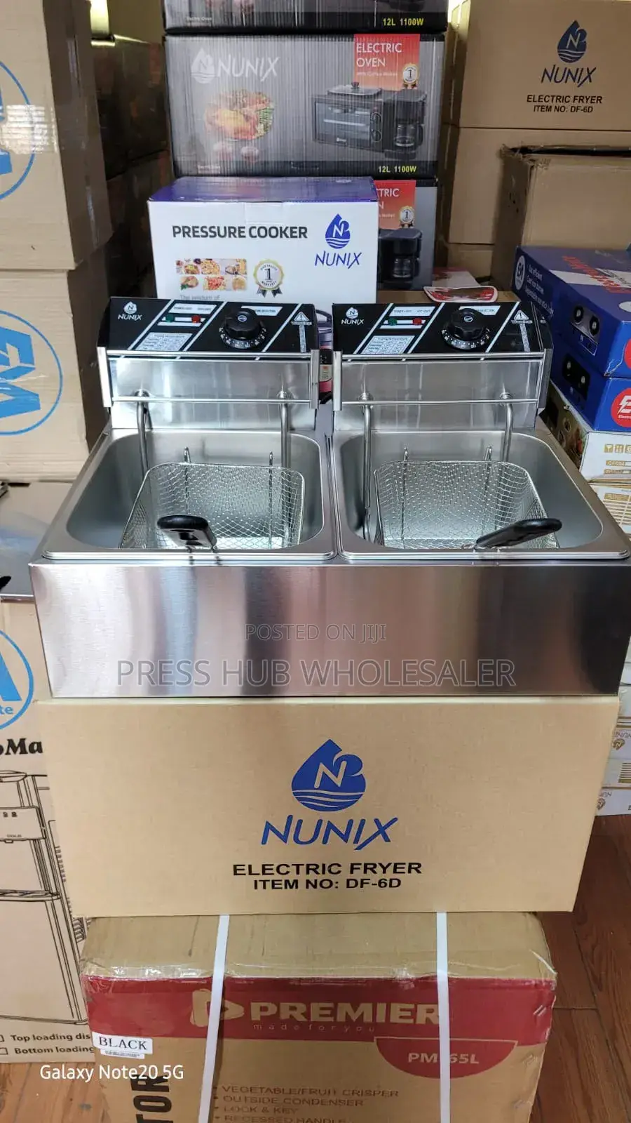 Nunix 12l Commercial Electric Deep Fryer Stainless Steel