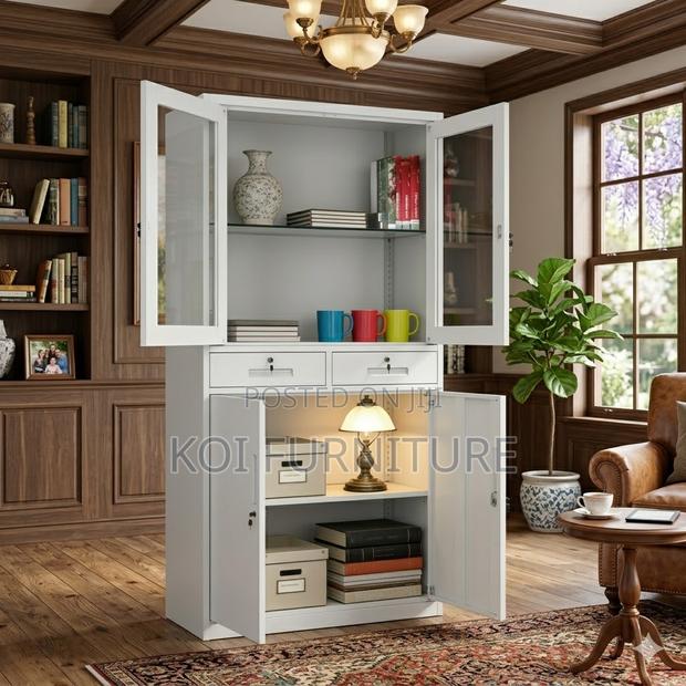 Office Cabinet; Two Doors Executuive Steel Office Cabinet - thumbnail 4