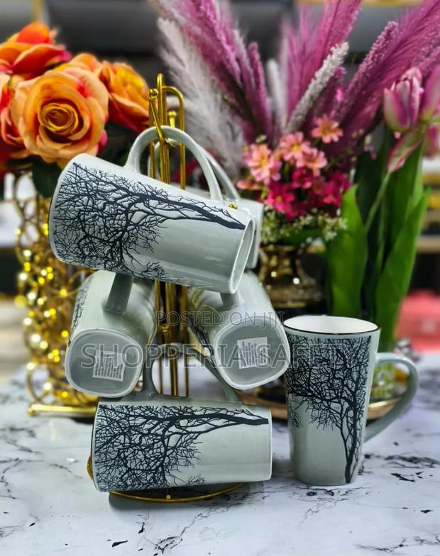 *6pcs Ceramic Mugs