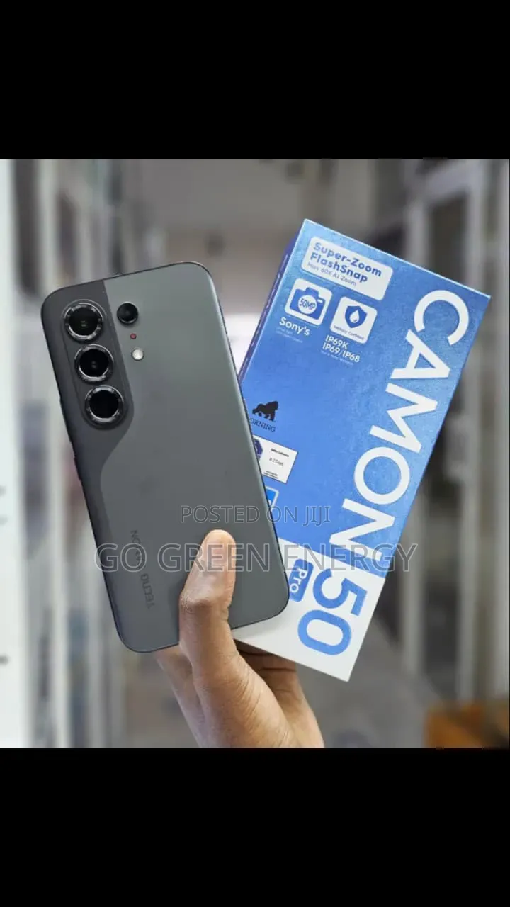 New Tecno Camon 50 Pro 256 GB Gray
