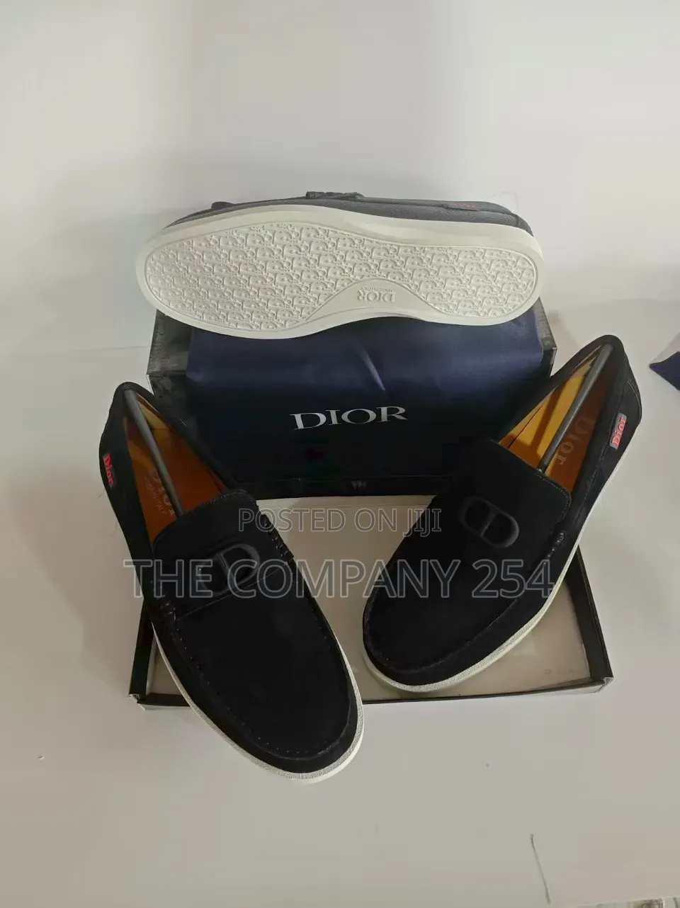 Quality Casual Leather Des Sued Rubber Sole Slip on Loafers