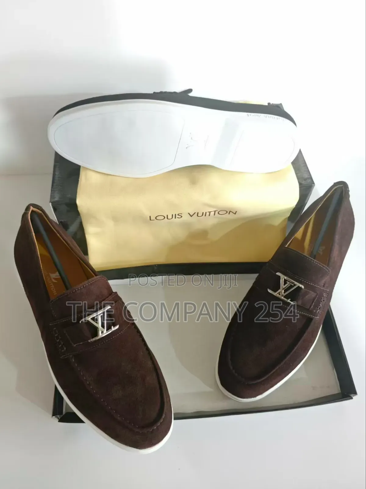 Quality Casual Leather Des Sued Rubber Sole Slip on Loafers