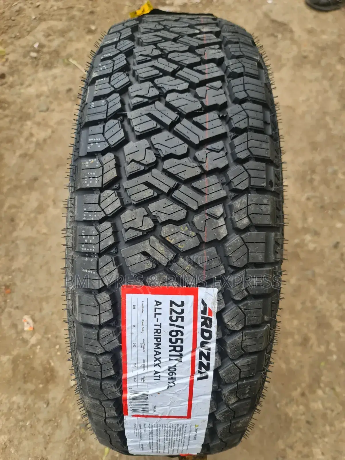 225 /65 R17 Adduzza Tires (All - Tripmaxx) At1