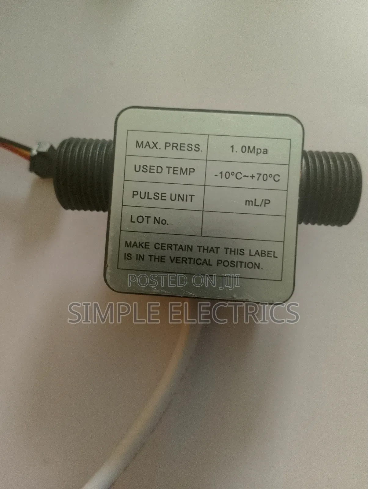 Flow Sensor Oval Gears Of05zat for Salad, Cooking Oil, Milk, Water Atm
