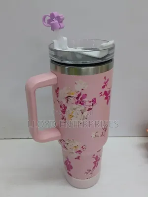 Stanley Mug Stainless Steel Large Capacity Cup With Plastic Straw
