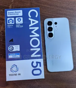 New Tecno Camon 50 256 GB Black