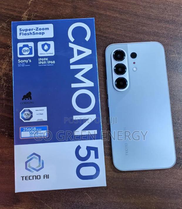New Tecno Camon 50 256 GB Black - thumbnail 4