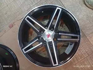 14" Vossen Style Twin 5-Spoke Rim | Black Machined