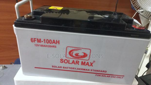 100ah Free Maintenance Solar Battery