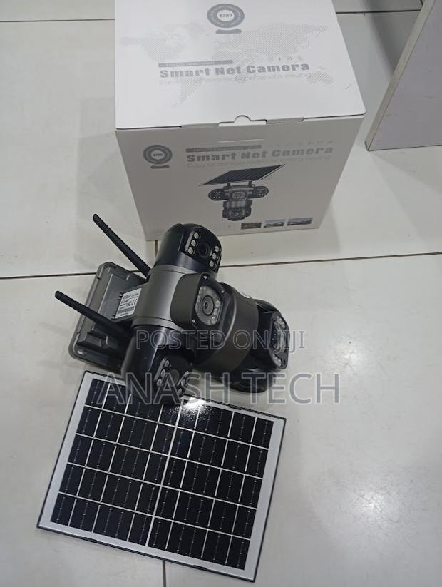 Vts28 4g Solar Camera Triple Lens Wireless CCTV With Motion Detection