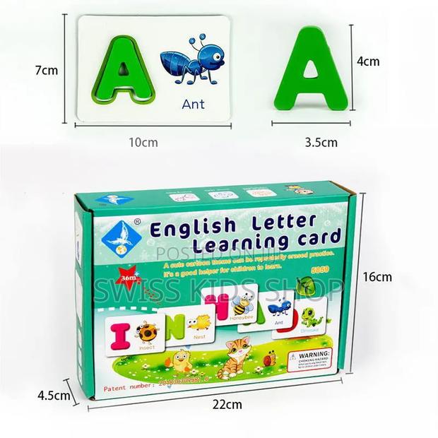 Interactive English Learning Cards /Alphabet Learning Aids - thumbnail 2