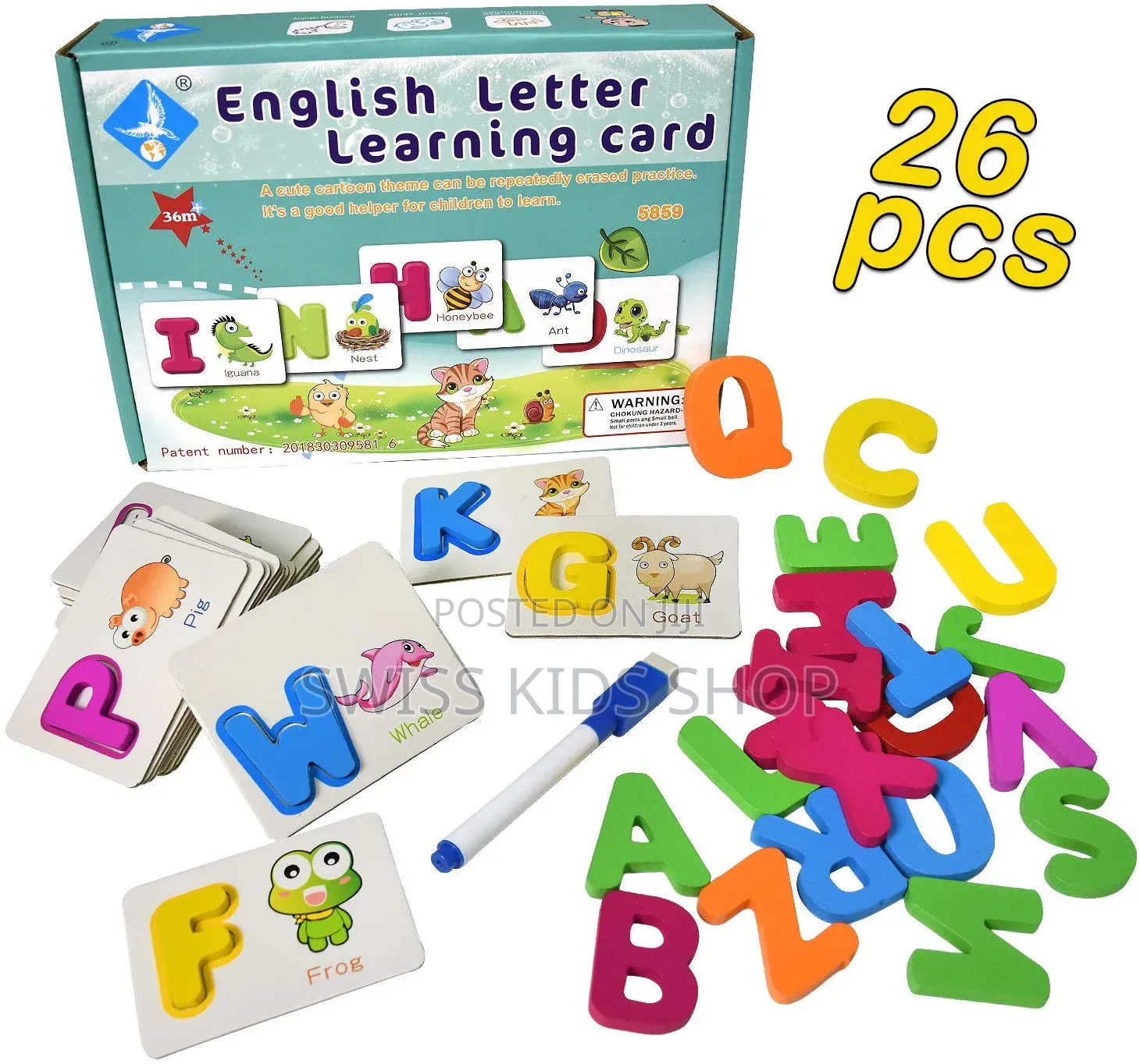 Interactive English Learning Cards /Alphabet Learning Aids
