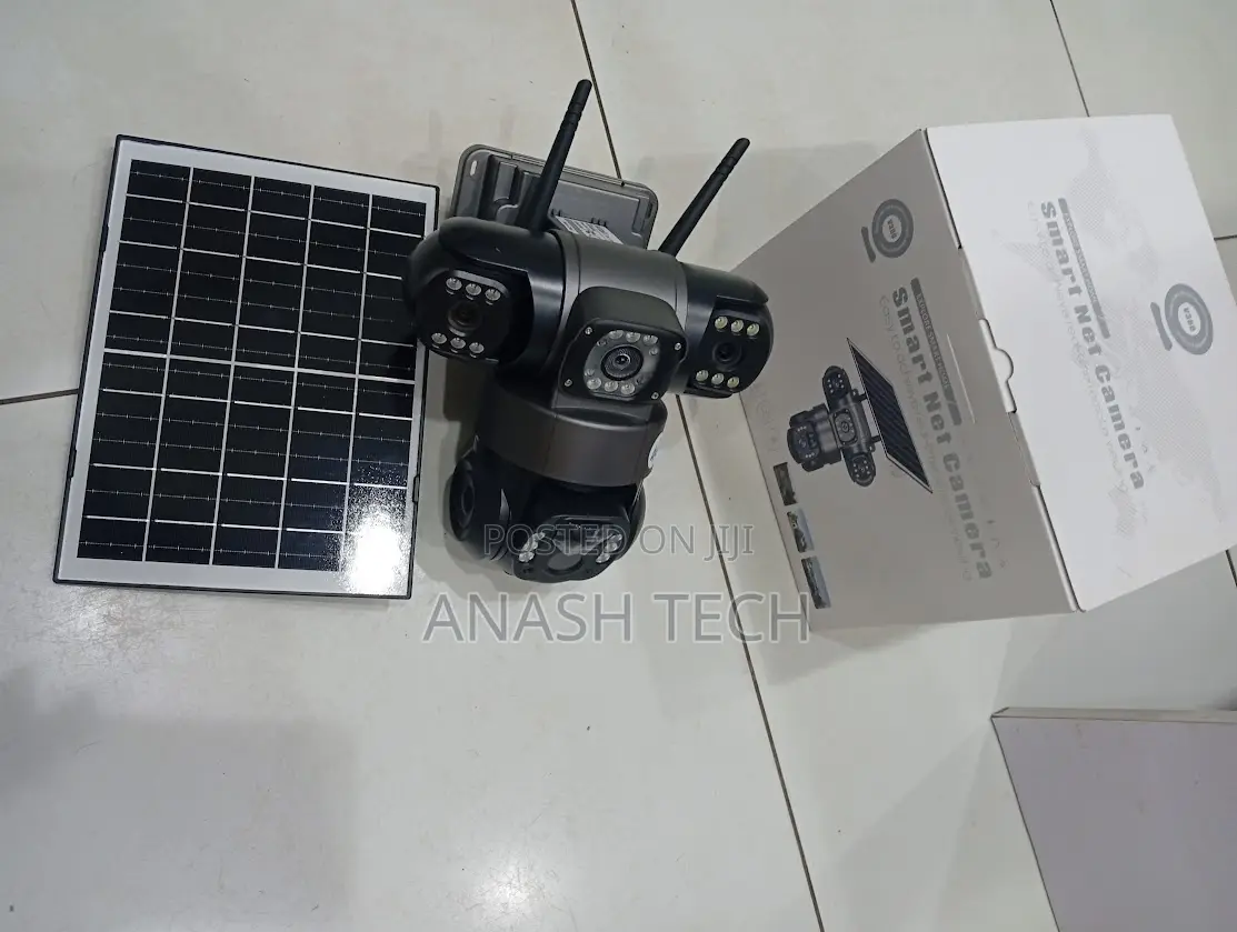 Vts28 Triple Lens Outdoor Solar CCTV Camera With Two-Way Audio
