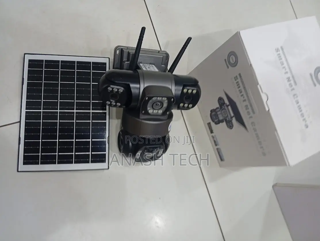 Vts28 Solar Security Camera 6mp Triple Lens Wifi Surveillance Syst