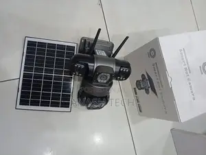 Triple Lens Solar PTZ Camera 360° Coverage With Ai Motion Tracking