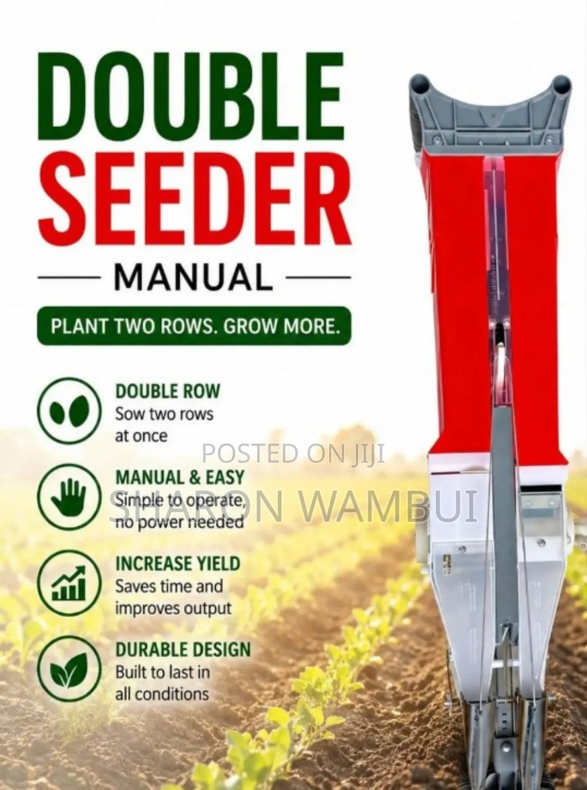 New Manual Double Seeder/Manual Double Seeder