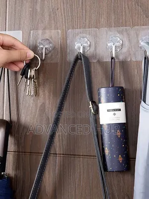 10pc Strong Multipurpose Adhesive Hooks