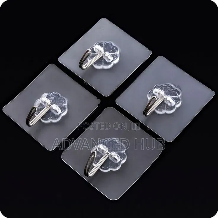 10pc Strong Multipurpose Adhesive Hooks