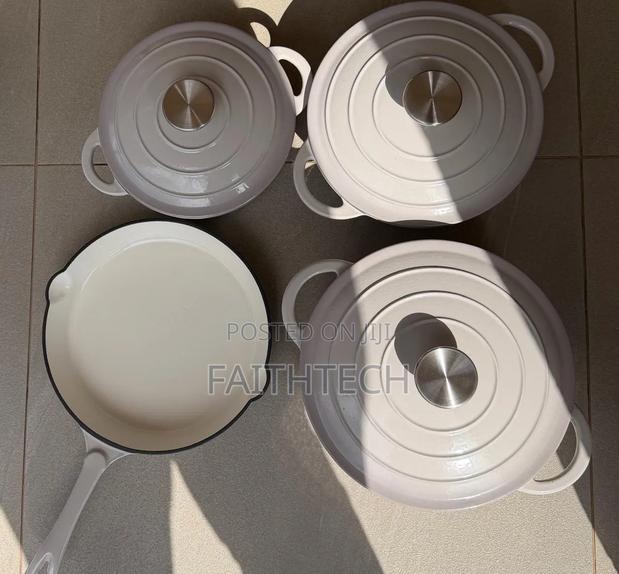 7pcs Raw Cast Iron Cookware Good Quality