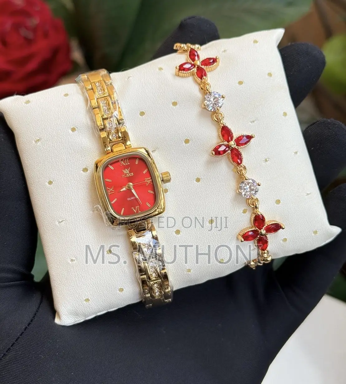 Ladies Gift Watch X Bracelet Gift Set