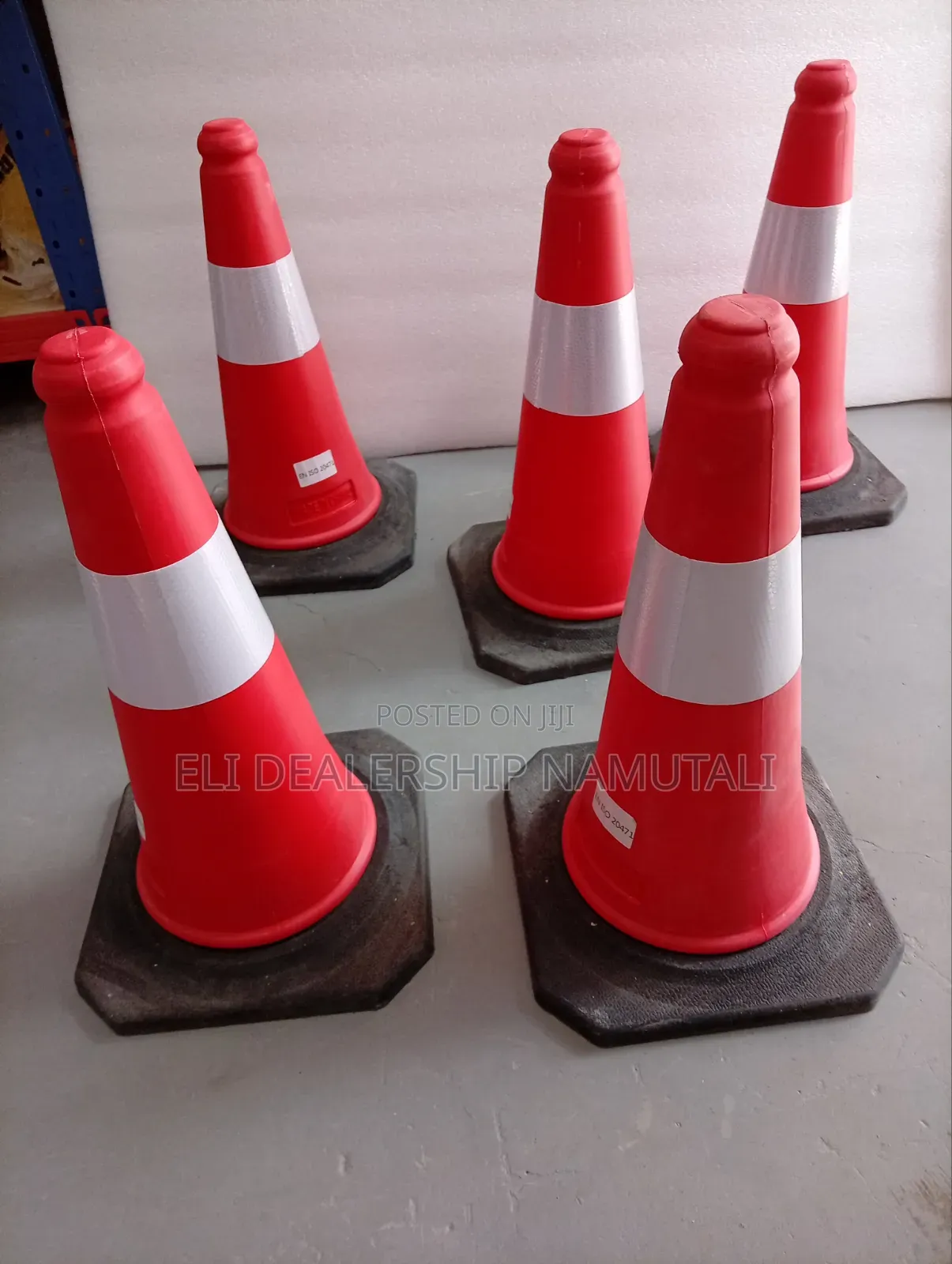 Pvc Traffic Management Cone With Rubber Base