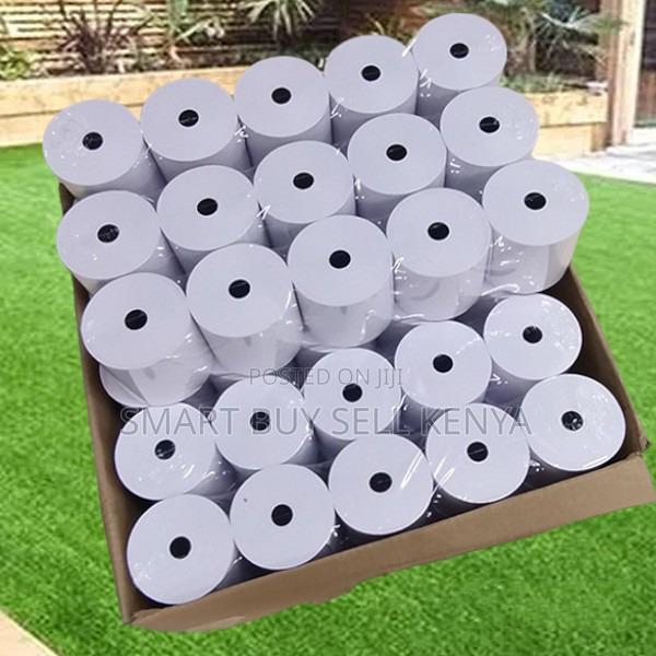 Heavy Duty 50pcs Full Box Of 80mm By 80mm By 13mm Thermal Paper Rolls